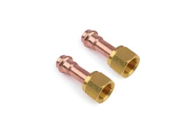 Banninger Simple Flare Adapter 1/4" - 3/8" - 1/2" - 5/8" - 3/4" - 2 stuks
